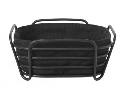 Cesta de pan DELARA M, 21 cm, negro, Blomus