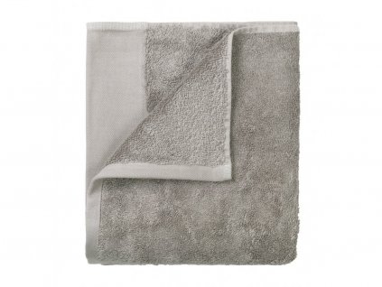 Toalla de manos RIVA, juego de 4 piezas, 30 x 30 cm, gris, Blomus