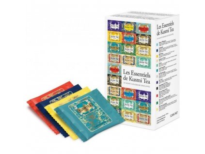 Juego de té THE ESSENTIALS, 24 bolsitas de muselina, Kusmi Tea