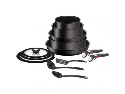 Batería de cocina INGENIO UNLIMITED ON L3959343, 13 piezas, Tefal