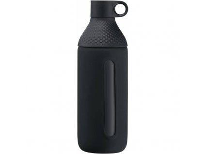 Botella de agua WATERKANT, 500 ml, negra, vidrio, WMF