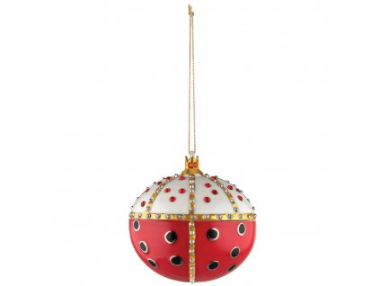 Adorno de Navidad RE COCCINELLO rojo, Alessi