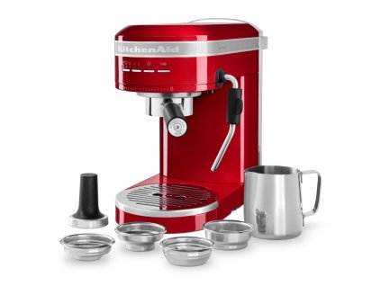 Cafetera semi automática ARTISAN 5KES6503EER, rojo real, KitchenAid