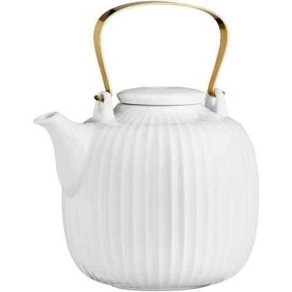 Tetera HAMMERSHOI 1 l, blanco, Kähler