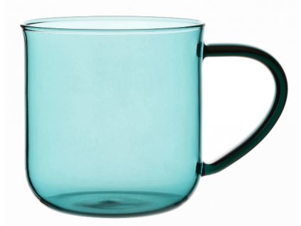Vaso para té EVA MINIMA, 400 ml, azul, vidrio, Viva Scandinavia