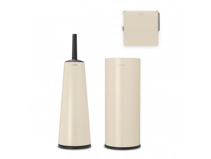 Accesorios de baño RENEW, juego de 3 piezas, beige claro, Brabantia