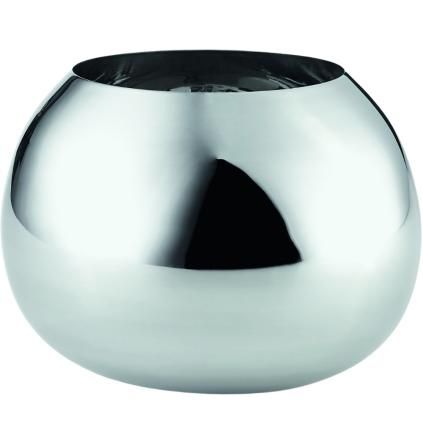 Jarrón BELLA 20 cm, plateado, Philippi