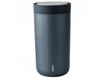 Taza de viaje TO GO CLICK 200 ml, azul oscuro metalizado, Stelton