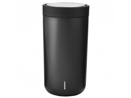 Taza de viaje TO GO CLICK 200 ml, negro metalizado, Stelton