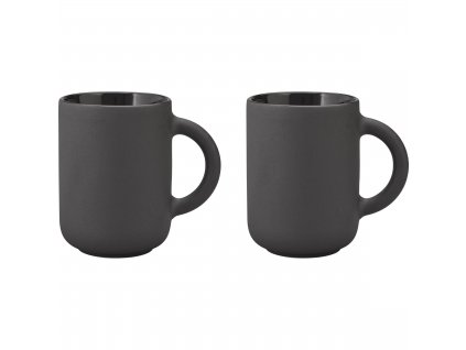 Taza THEO, juego de 2, 350 ml, negro, Stelton