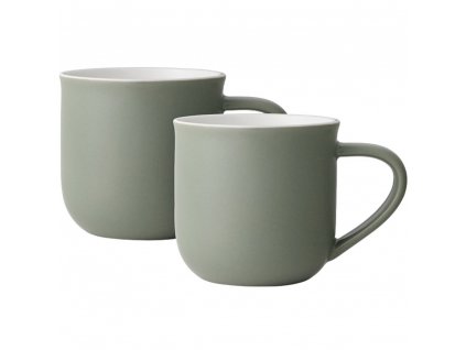 Taza mug, MINIMA EVA, juego de 2 piezas, 350 ml, verde, Viva Scandinavia