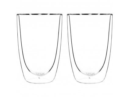 Vaso para té LAUREN, juego de 2 piezas, 390 ml, doble pared, Viva Scandinavia