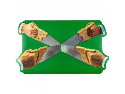 Manteles individuales TOILETPAPER SAWS Seletti 45 cm verde