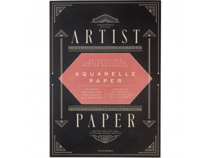 Bloc de papel Aquarelle ARTIST PAPER, A4, 15 uds, Printworks