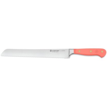 Cuchillo de pan CLASSIC COLOUR 23 cm, melocotón coral, Wüsthof