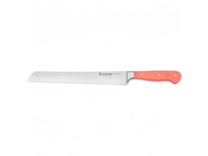 Cuchillo de pan CLASSIC COLOUR 23 cm, melocotón coral, Wüsthof