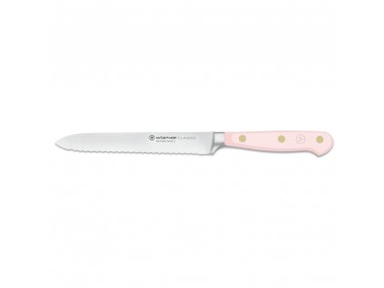 Cuchillo para salchichas CLASSIC COLOUR 14 cm, sal rosa del Himalaya, Wüsthof