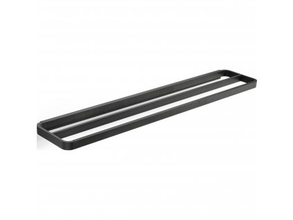 Toallero de barra RIM 70 cm, doble, negro, aluminio, Zone Denmark
