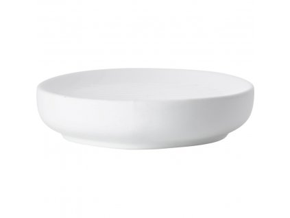 Jabonera UME 12 cm, blanco, cerámica, Zone Denmark