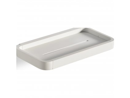 Estante de ducha RIM 22 cm, blanco, aluminio, Zone Denmark