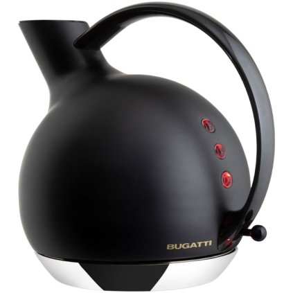 Hervidor eléctrico GIULIETA 1,2 l, negro, acero inoxidable, Bugatti