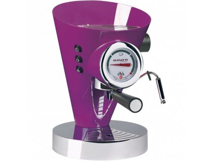 Cafetera espresso DIVA 0,8 l, lila, acero inoxidable, Bugatti