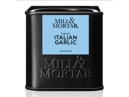 Ajo italiano ecológico 70 g, granulado, Mill & Mortar