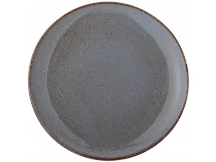 Plato para tartas SANDRINE 22 cm, gris, gres, Bloomingville