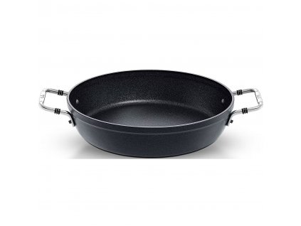 Sartén para servir ADAMANT 28 cm, negro, aluminio, Fissler