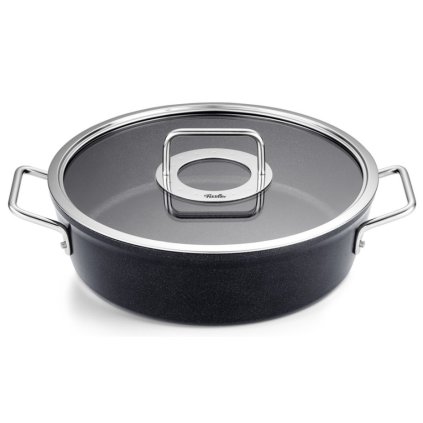 Cacerola ADAMANT 28 cm, negro, aluminio, Fissler