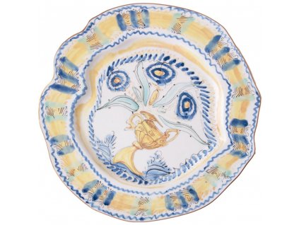 Plato llano DIESEL CLASSICS ON ACID SPANISH YELLOW 28 cm, amarillo, porcelana, Seletti