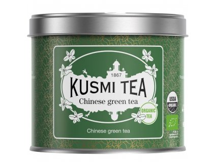 Té verde CHINESE GREEN TEA, lata de 100 g en hojas sueltas, Kusmi Tea