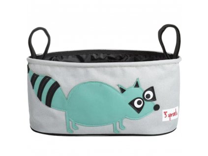 Bolsa para silla de paseo RACOON 32 cm, gris, 3 Sprouts