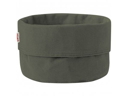 Cesta de pan 23 cm, verde oscuro, algodón, Stelton