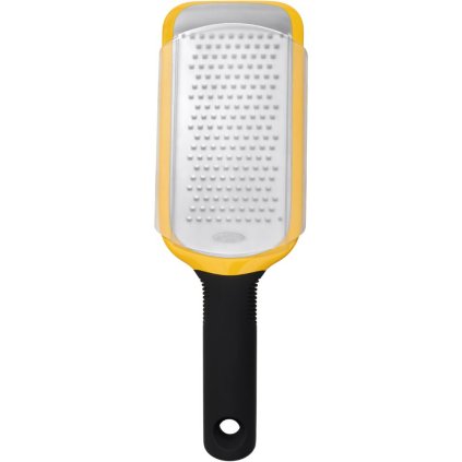 Rallador plano de grosor medio GOOD GRIPS 28 cm, naranja, plástico, OXO