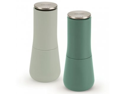 Molinillo de sal y pimienta MILLTOP 20182, juego de 2, verde, plástico, Joseph Joseph