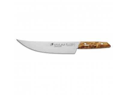 Cuchillo rebanador ASADOR VIVUM 22 cm, acero, marrón, F.DICK