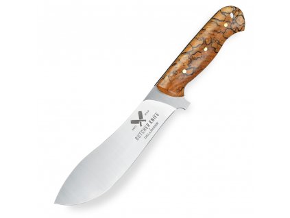 Cuchillo de carnicero BBQ BUTCHER POPLAR 17 cm, marrón, Dellinger