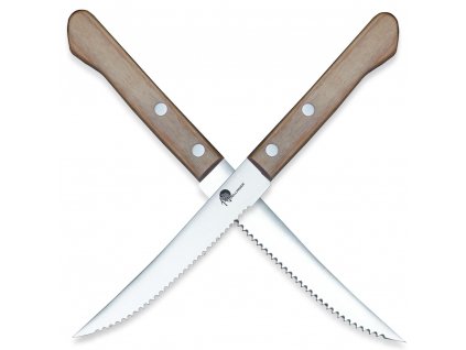 Cuchillo para bistec EASY 10 cm, marrón, Dellinger