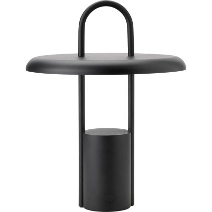 Lámpara de mesa portátil PIER 33 cm, LED, negro, Stelton