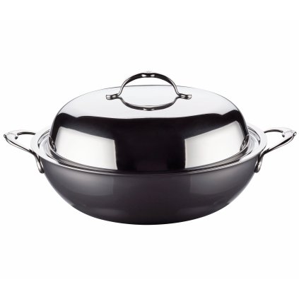 Wok de inducción NANOBOND TITANIUM 36 cm, 4,7 litros, acero inoxidable, Hestan