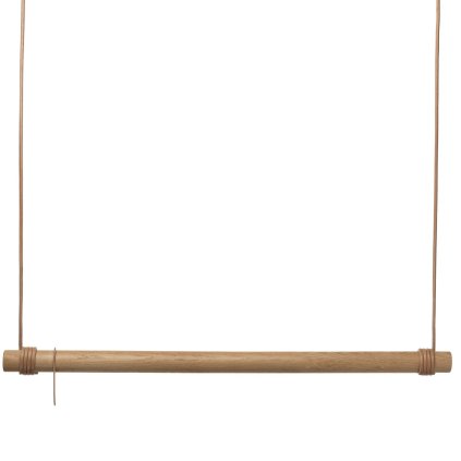 215945 vesak na obleceni swing 110 cm prirodni drevo lind dna