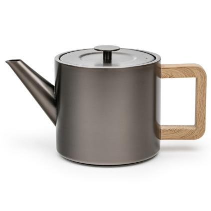 219404 cajova konvice s infuzerem duet design narvik 1 1 l matna metalicka seda nerezova ocel bredemeije