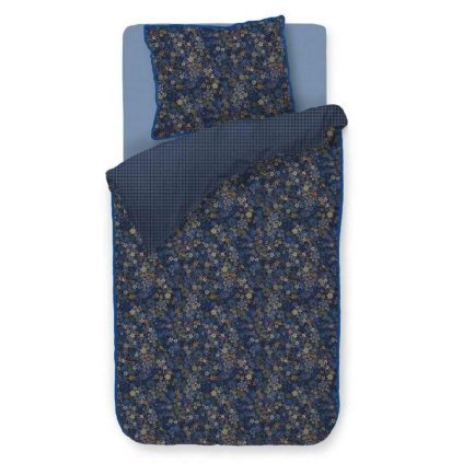 222999 jednoluzkove povleceni tutti i fiori 140 x 200 cm modra bavlneny perkal pip studio