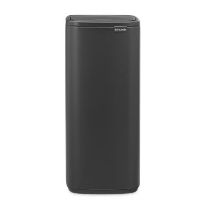 225963 dotykovy odpadkovy kos bo 30 l mineralni seda ocel brabantia