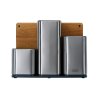Set de tarros de cocina 100 COLLECTION con tabla de cortar, 4 piezas, Joseph Joseph