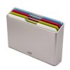 Tabla de cortar FOLIO, juego de 4 piezas, con soporte, plata, Joseph Joseph