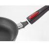 Sartén antiadherente TITANIUM NOWO, 24 cm, para inducción, mango desmontable, titanio, WOLL