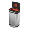 Papelera TRASH COMPACTOR TITAN, 30 l, acero inoxidable, Joseph Joseph