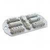 Molde para tartas TRAIN, 9 moldes, oro, Nordic Ware